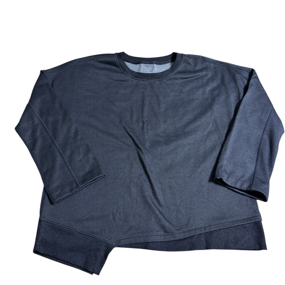 Tahari Sport Black Knit Top